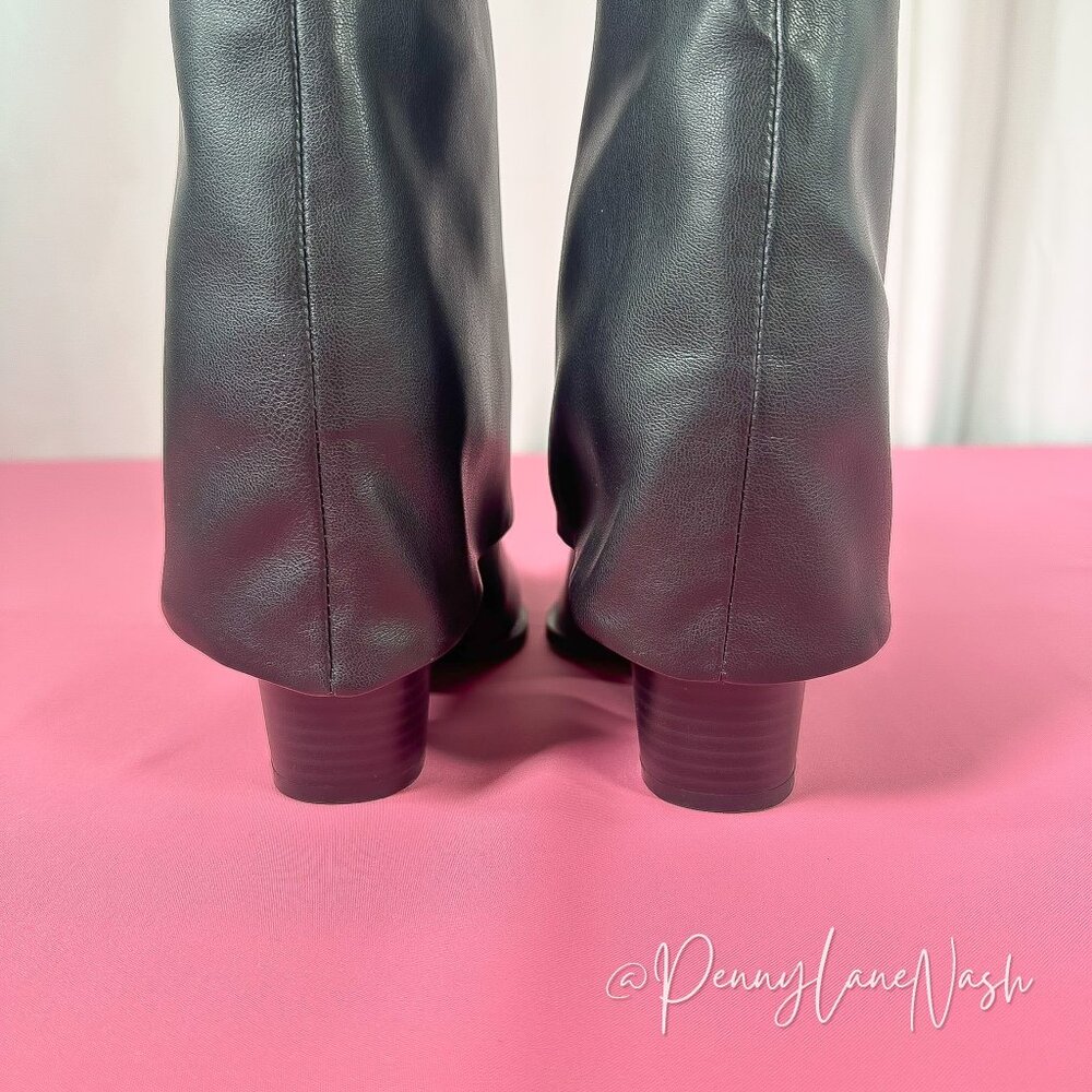 Steve Madden Lark Black Pointed Toe Ankle Booties Size 7.5M NEW - Picture 9 of 14